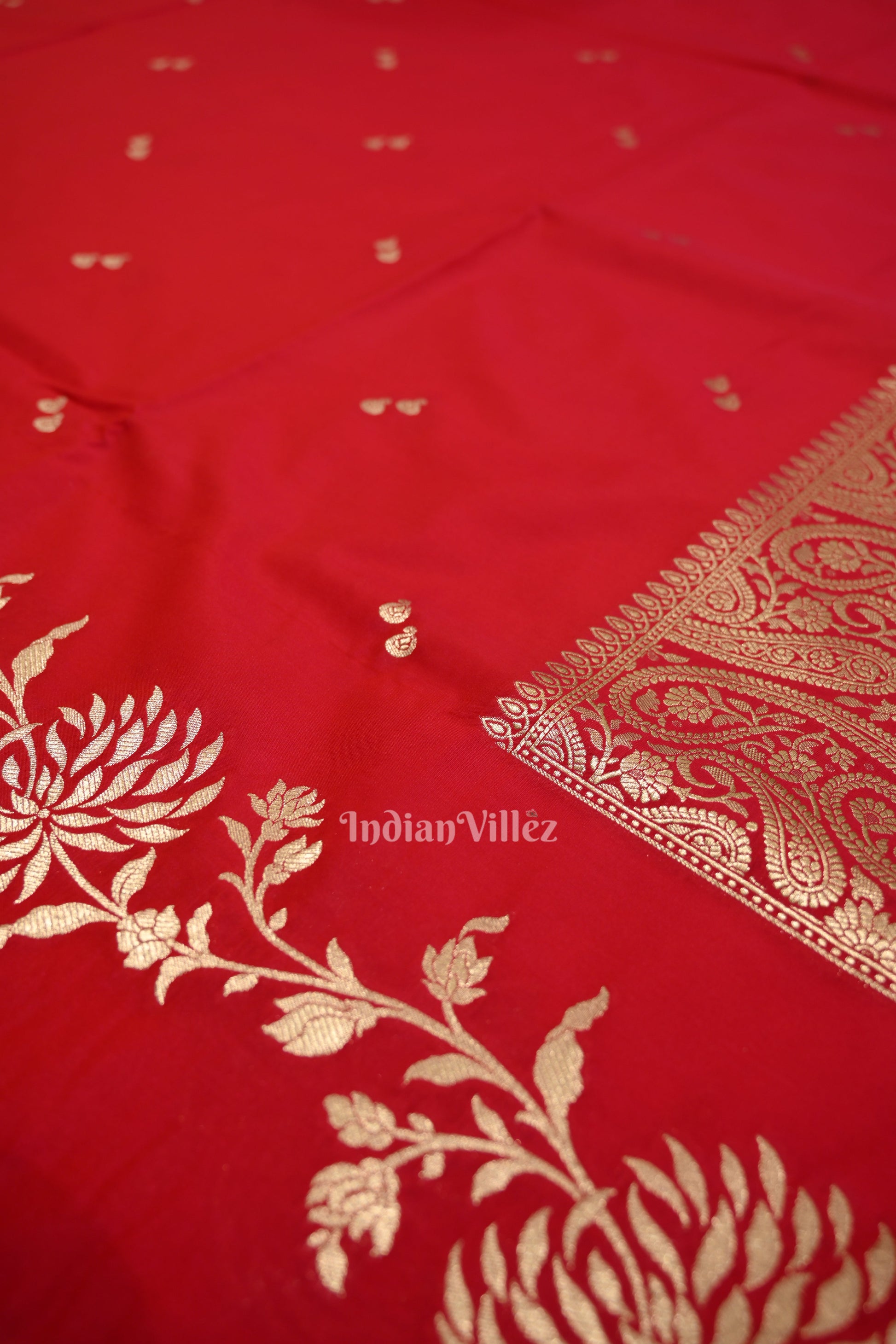 Bridal  Hot Rani Pink Soft Pure Mashru Satin Silk Banarasi Saree