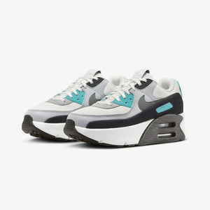 Nike | AIR MAX 90 LV8  { SUMMIT WHITE/SMOKE GREY-WOLF GREY-BLACK