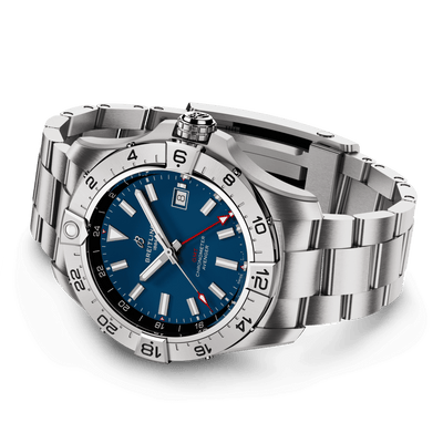 Breitling Avenger Automatic GMT Blue Dial Men 44mm