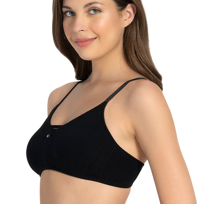 All Day Pretty Non-padded Non-wired Support Bra - Black