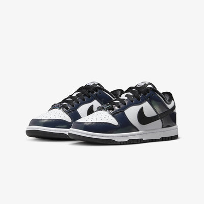 Nike | DUNK LOW SE  { BLACK/BLACK-MULTI-COLOR-WHITE