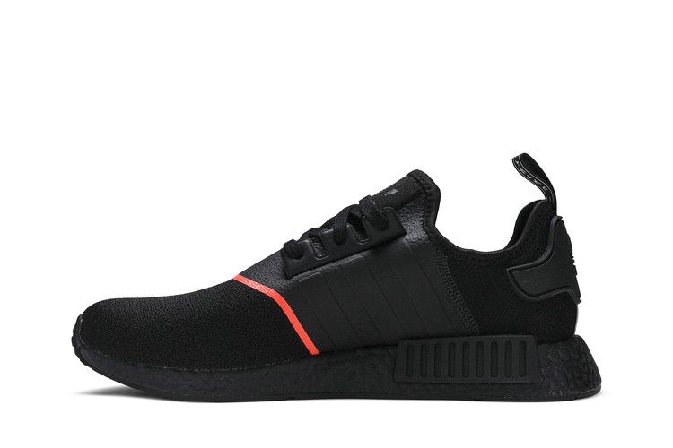 adidas NMD R1 Core Black Solar Red Line