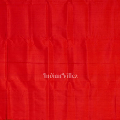 Red Rani Pasapali Theme Odisha Ikat Contemporary Silk Saree