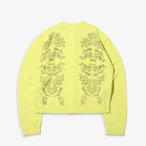 Puma | x ARIES KNITTED CARDIGAN { YELLOW/GREEN