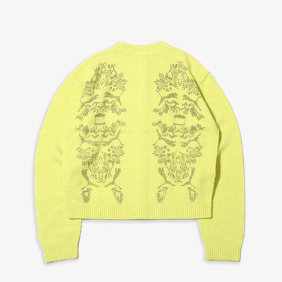 Puma | x ARIES KNITTED CARDIGAN { YELLOW/GREEN