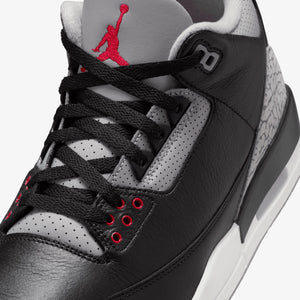 Jordan | AIR JORDAN 3 RETRO { BLACK/FIRE RED-CEMENT GREY-SUMMIT WHITE