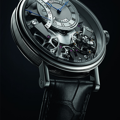 Breguet Tradition 7097 Skeleton Dial Black 40 MM Watch for Men