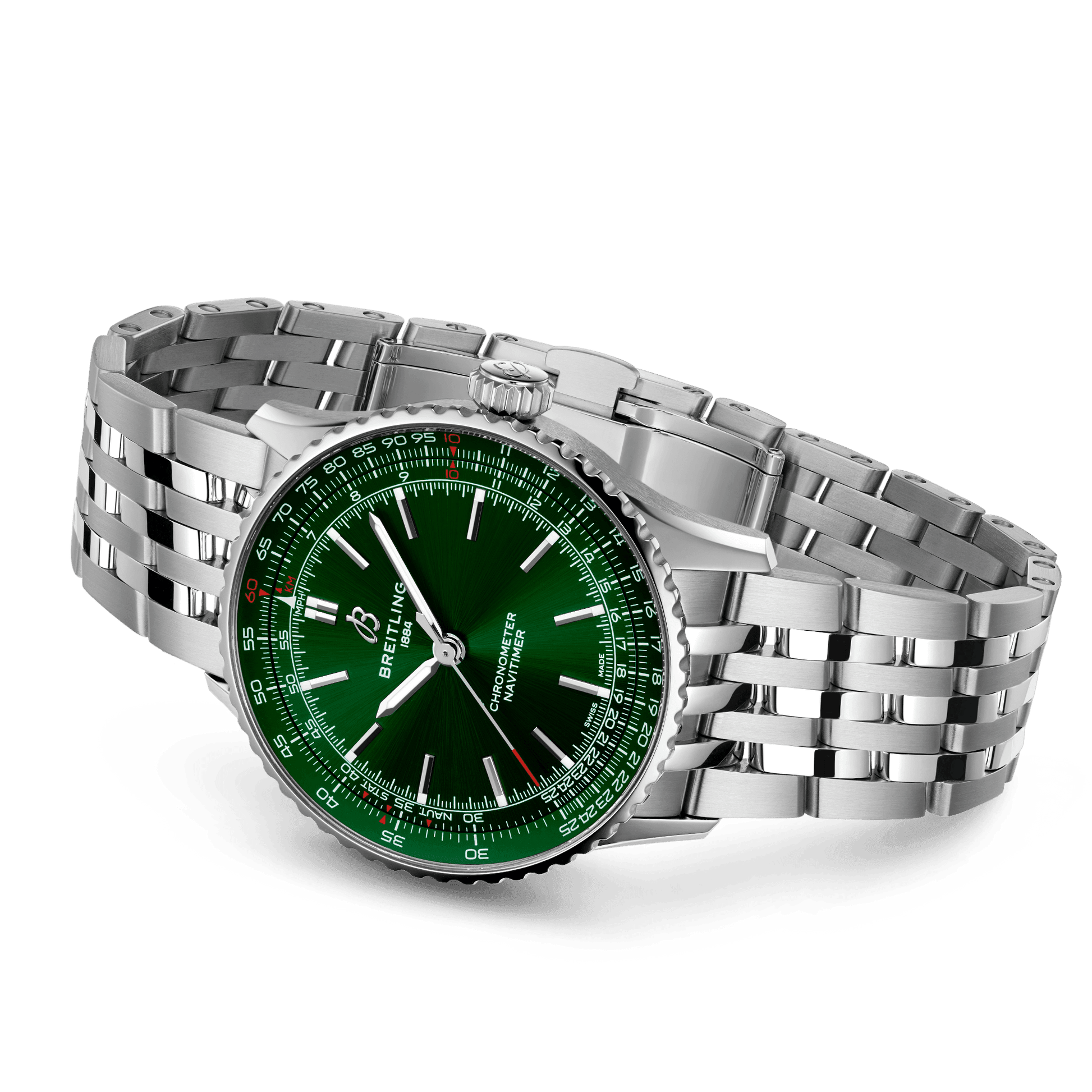 Breitling Navitimer Automatic Green Dial Men 41mm