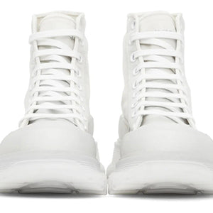 Alexander Mcqueen Tread Slick Boot White White Clear Sole