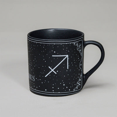 Black - Ceramic Sunsign Theme Coffee Mug Sagittarius (350ml)