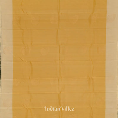 Light Yellow Pure Kanjivaram Soft Silk Saree