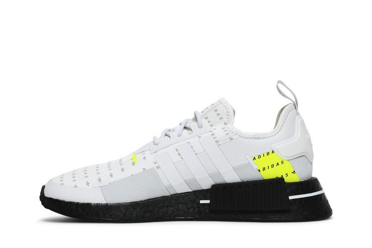 adidas NMD R1 White Team Solar Yellow