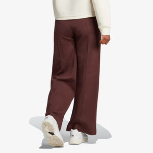Adidas Originals | PREMIUM ESSENTIALS WIDE-LEG PINTUCK PANTS  { BROWN
