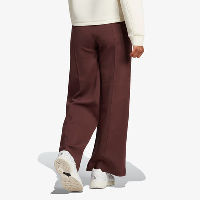Adidas Originals | PREMIUM ESSENTIALS WIDE-LEG PINTUCK PANTS  { BROWN