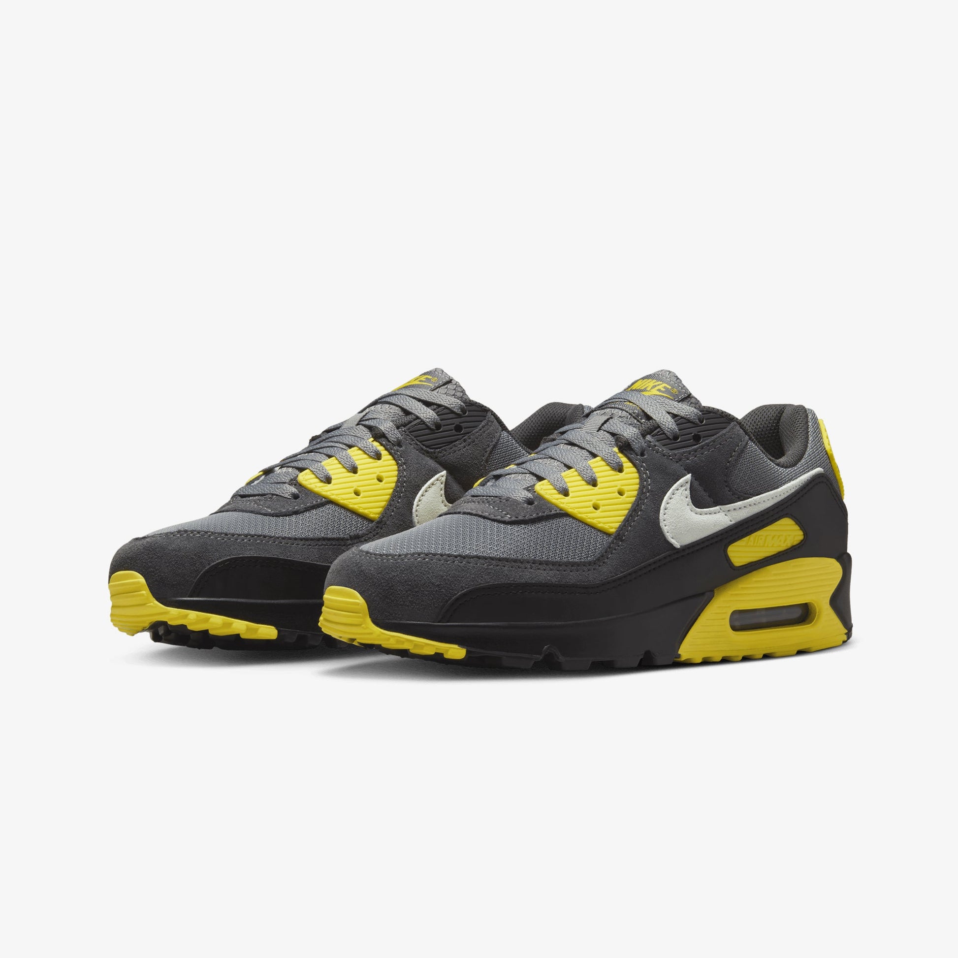 Nike | AIR MAX 90 { SMOKE GREY/LIGHT SILVER-LIGHTENING