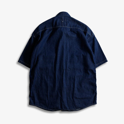 FDMTL | DENIM 2ND S/S SHIRT RINSE { INDIGO