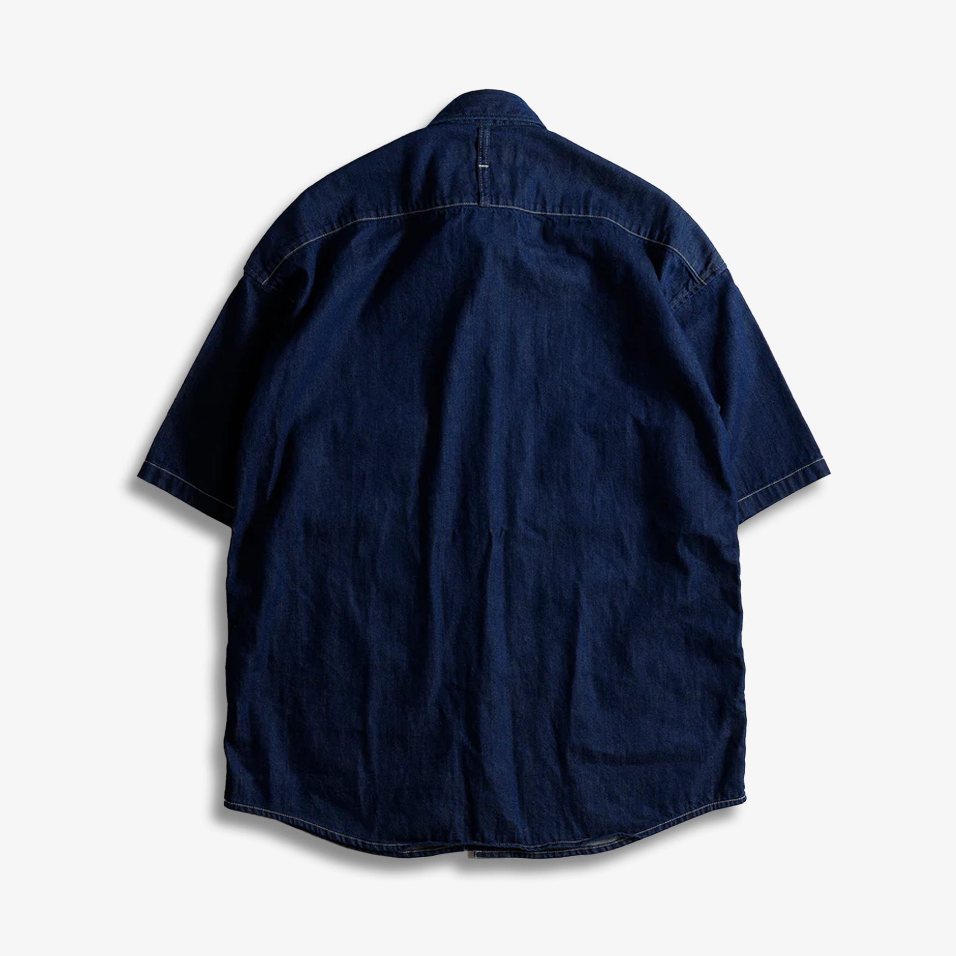 FDMTL | DENIM 2ND S/S SHIRT RINSE { INDIGO