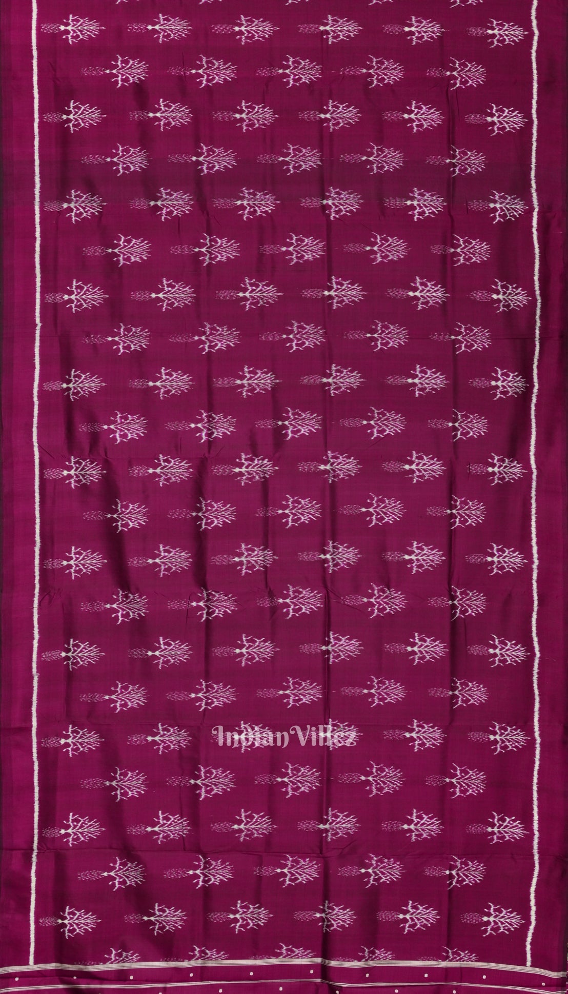 Maroon Designer Odisha Ikat Contemporary Silk Saree