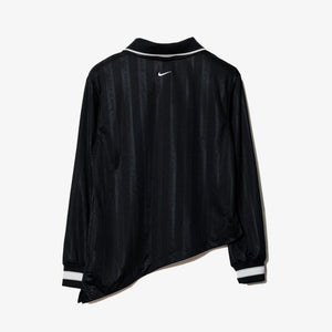 NIKE | AS W NSW CLLCTN DF JQRD LS JSY { BLACK/LT IRON ORE/WHITE