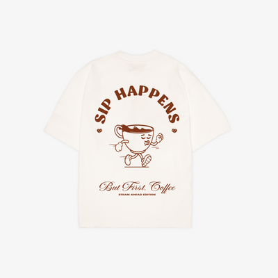 SUPERKICKS | COFFEE PLEASE TEE { OFF WHITE