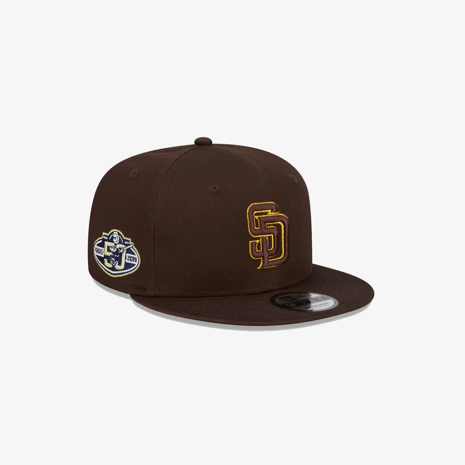 New Era | SAN DIEGO PADRES SIDE PATCH BROWN 9FIFTY SNAPBACK CAP  { BROWN