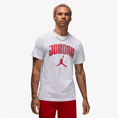 JORDAN | JORDAN T-SHIRT { WHITE/GYM RED/GYM RED