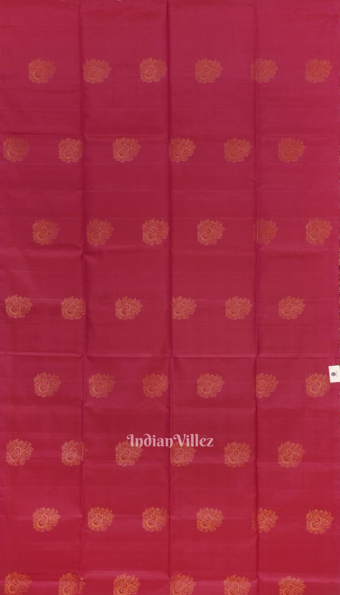 Maroon With Golden Brown Pure Kanjivaram Soft Silk Saree