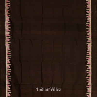 Black Coffee Designer Contemporary Silk Saree