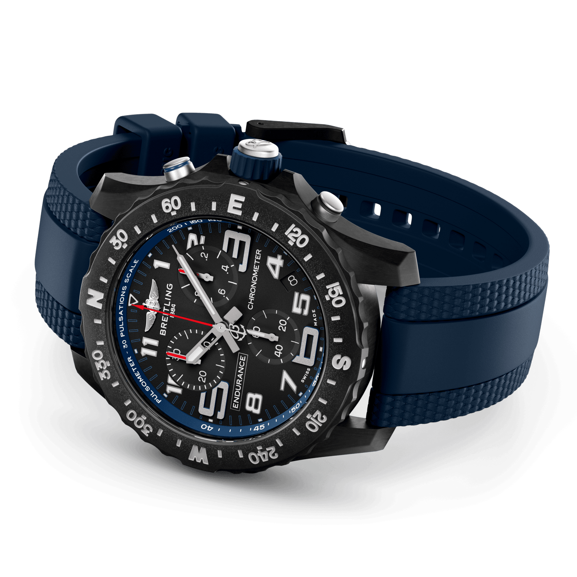 Breitling Endurance Pro Black Dial Men 44mm