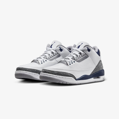 Jordan | AIR JORDAN 3 RETRO  { WHITE/MIDNIGHT NAVY-CEMENT GREY-BLACK