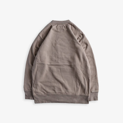 FDMTL | SQUARE LOGO SWEAT SHIRT  { BEIGE