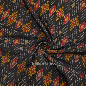 Multi Color Pochampally Ikat Silk & Cotton (Sico) Fabric