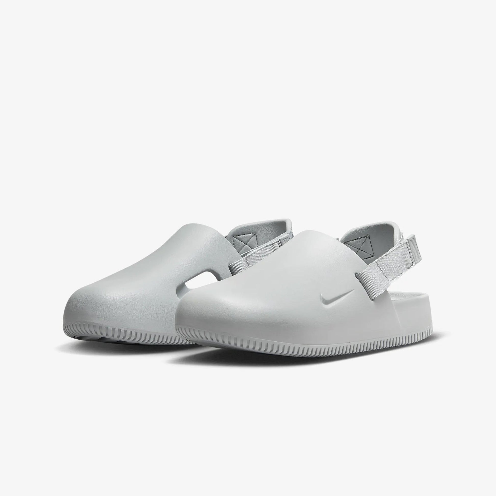 Nike | CALM MULES  { LT SMOKE GREY/LT SMOKE GREY
