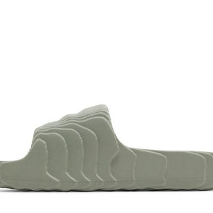 adidas Adilette 22 Slides Silver Green (Women's)