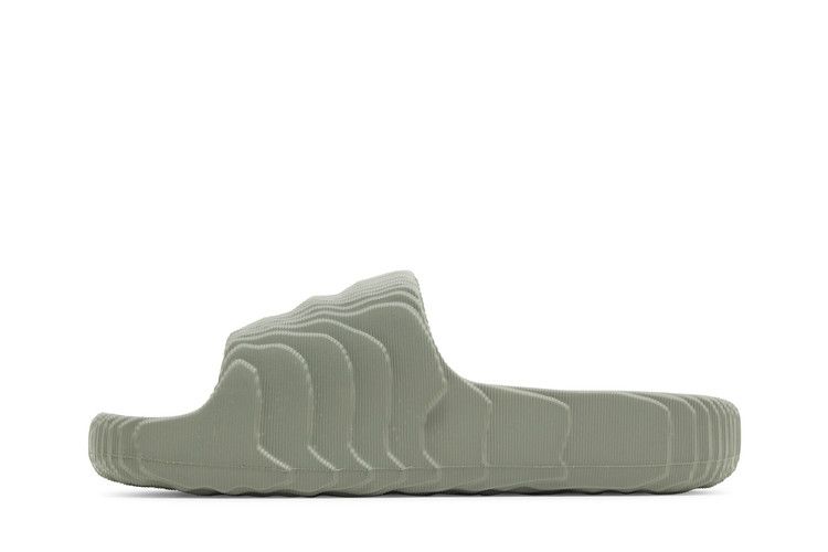 adidas Adilette 22 Slides Silver Green (Women's)