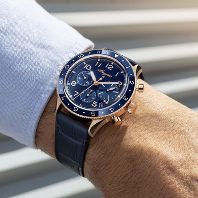 Breguet Type XX Chronograph Men's Blue dial Watch