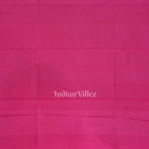 Rani Pink Pure Katan Banarasi Silk Saree With Elephant Motif