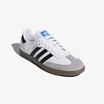 Adidas Originals | SAMBA OG  { CLOUD WHITE/CORE BLACK/CLEAR GRANITE