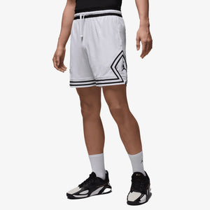 JORDAN | DRI-FIT MESH DIAMOND SHORTS { WHITE/BLACK/BLACK