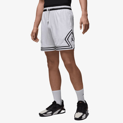JORDAN | DRI-FIT MESH DIAMOND SHORTS { WHITE/BLACK/BLACK