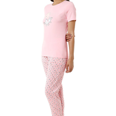 Scoop Neck Sleep Tee - Almond Blossom