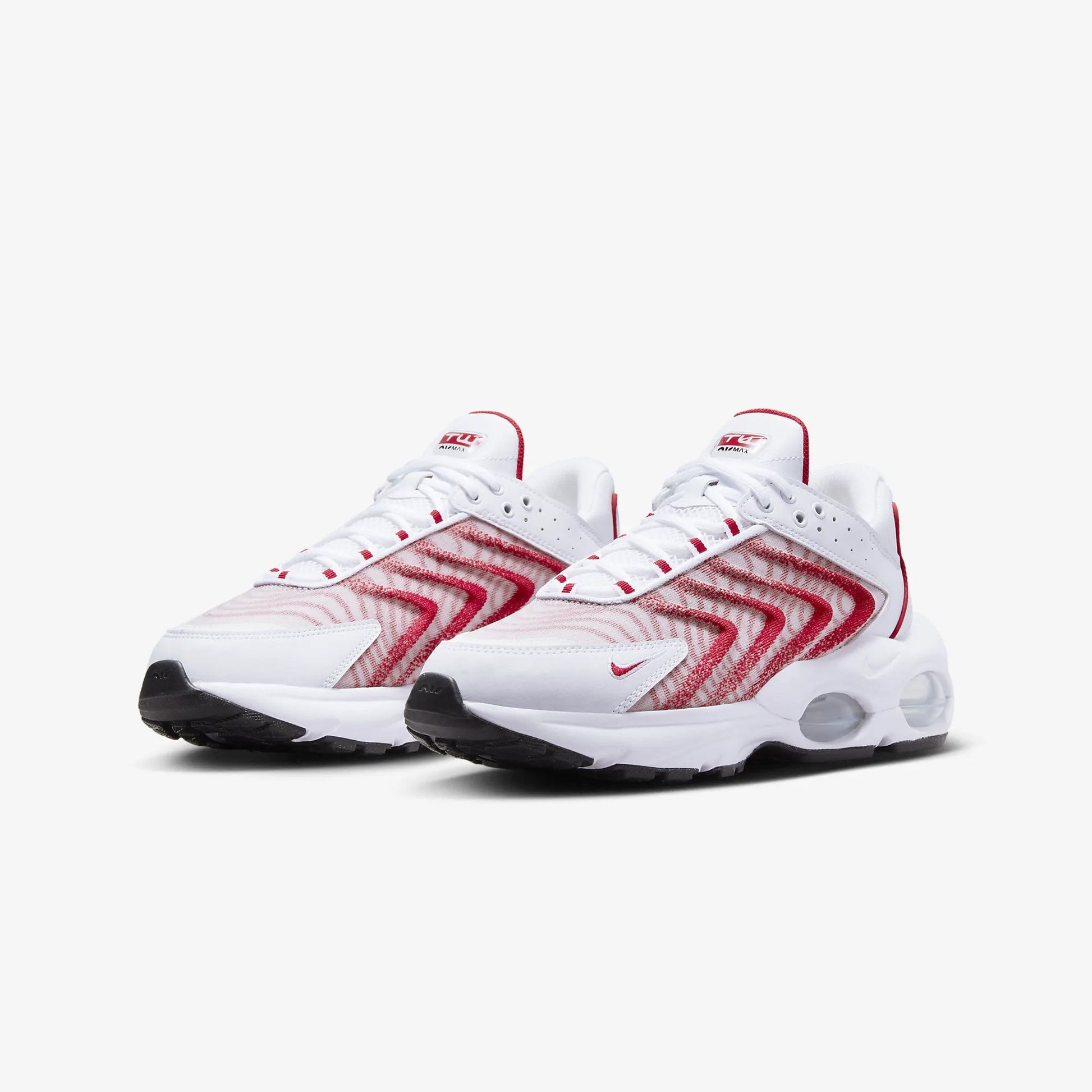 Nike | AIR MAX TW  { WHITE/UNIVERSITY RED-WHITE-BLACK