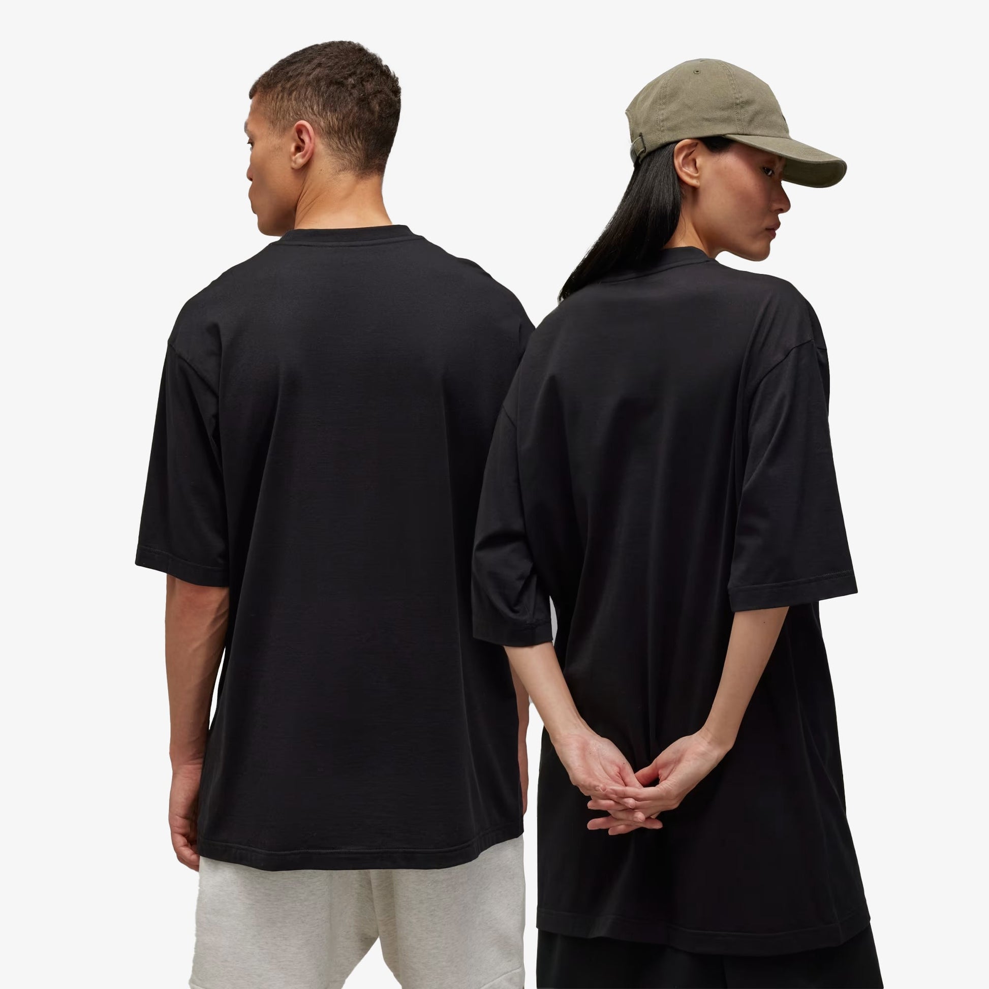 Y-3 |  BOXY SHORT SLEEVE TEE { BLACK