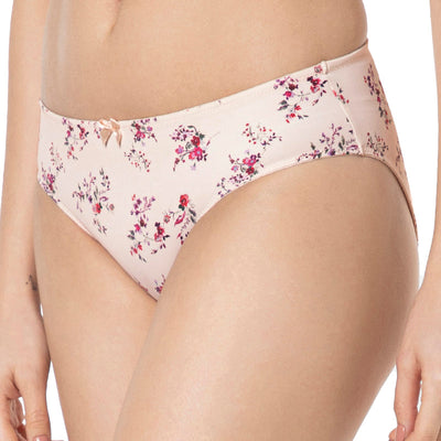 Smooth Charm Bikini Panty - Rosewater Print