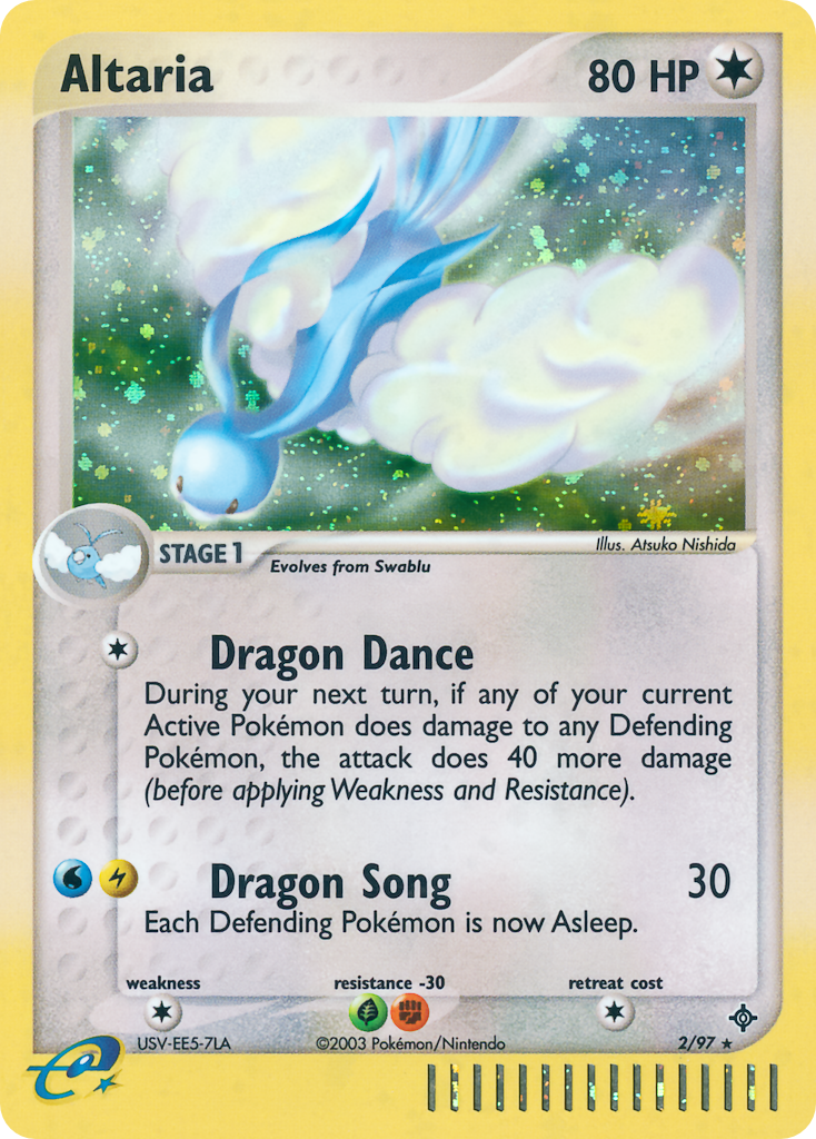 Altaria - 2/97 - Rare Holo