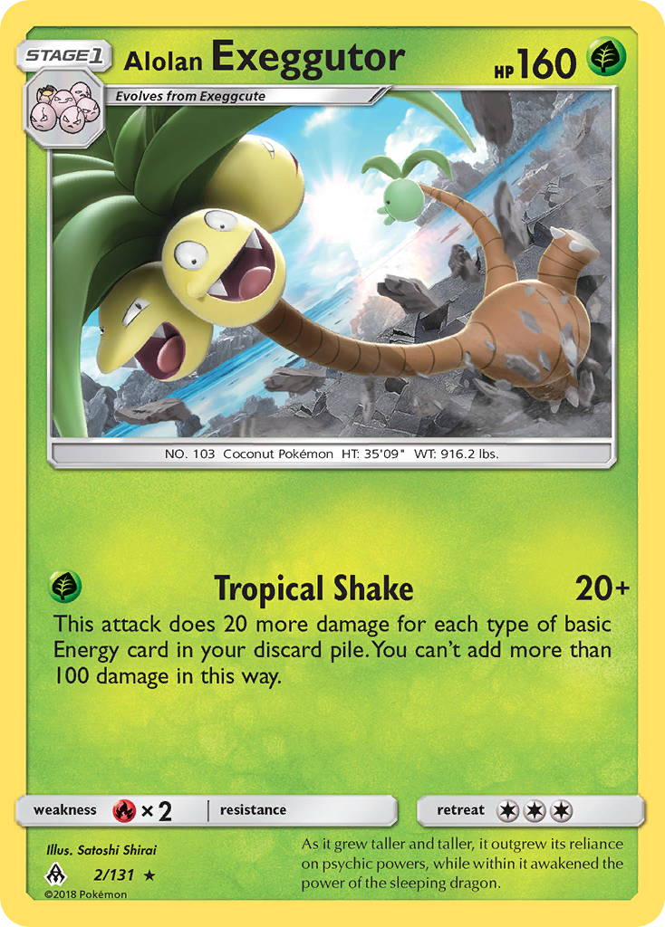 Alolan Exeggutor - 2/131 - Rare