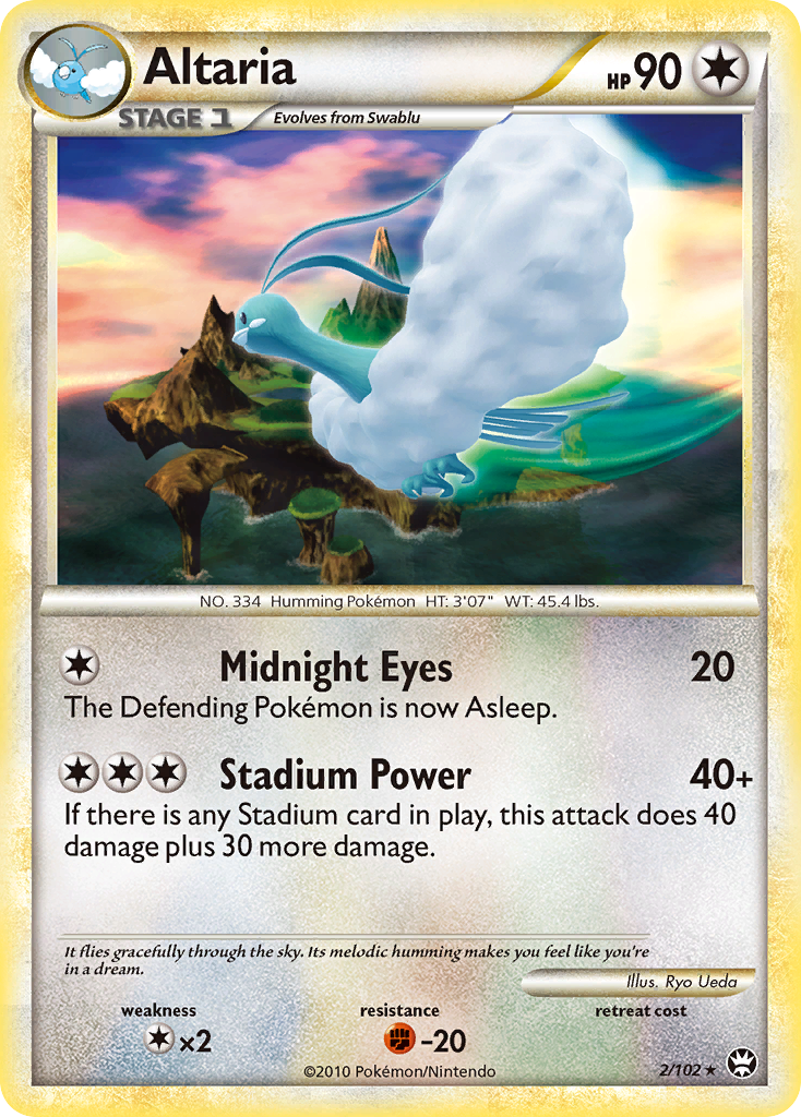 Altaria - 2/102 - Rare Holo