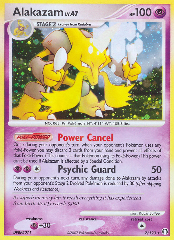 Alakazam - 2/123 - Rare Holo