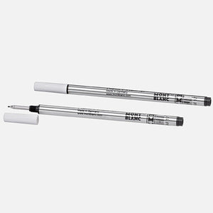 Montblanc 2 Fineliner Refills Medium, Mystery Black