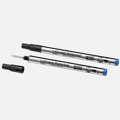 Montblanc 2 Medium Rollerball LeGrand Refills, Royal Blue